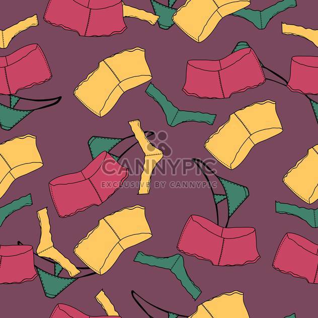 Vector background with colorful female underwear - Kostenloses vector #126113