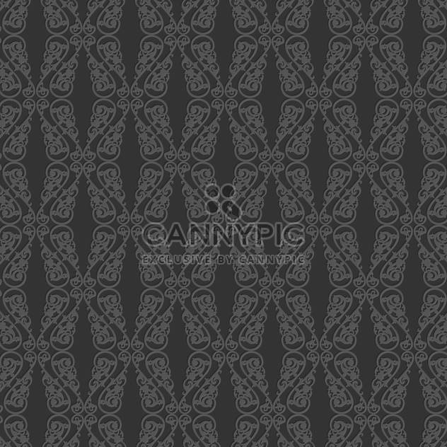 Vector vintage art background with seamless floral pattern - vector gratuit #126803 