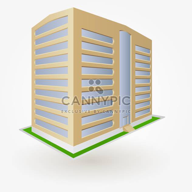 Building vector illustration, isolated on white background - Kostenloses vector #128123