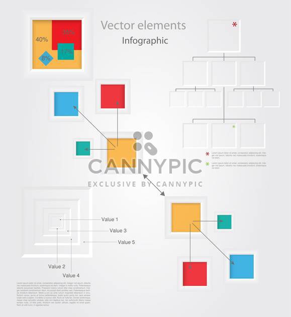 Vector set of Infographic Elements - Kostenloses vector #128483