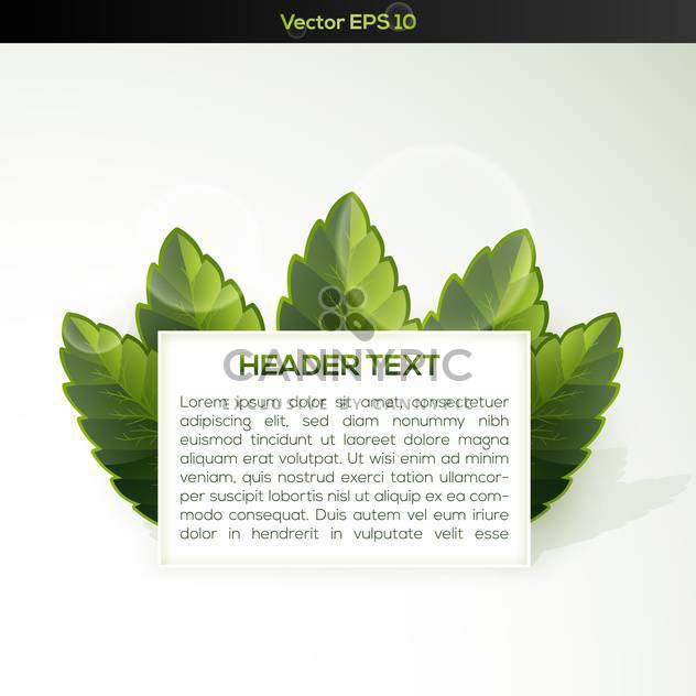 Vector banner with some green grass - vector gratuit #128773 