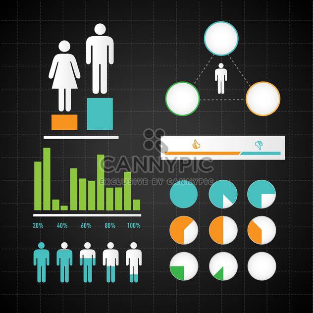 business infographic elements background - Kostenloses vector #133113