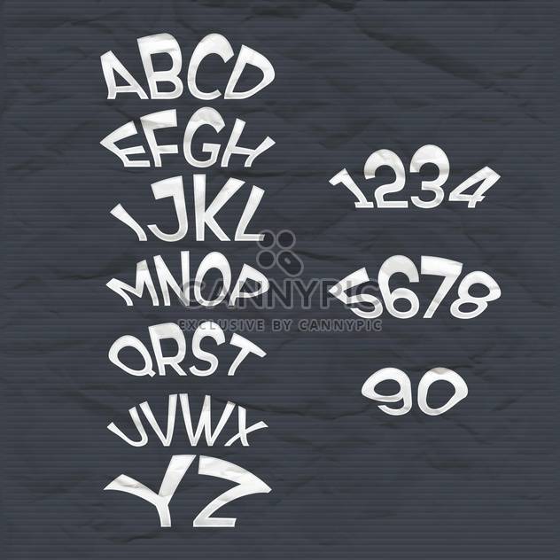 education alphabet letters and numbers - бесплатный vector #133343
