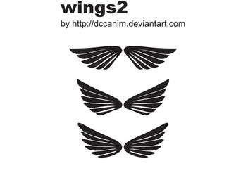 dccanim_wings2 - vector #139293 gratis