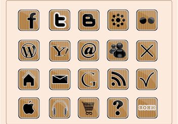 Social Web Icons - Free vector #139743