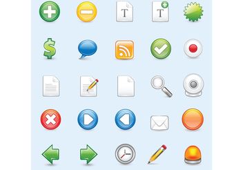 Web Icons - Free vector #139783
