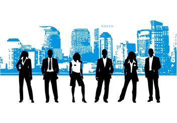Businesspeople Layout - Free vector #145323