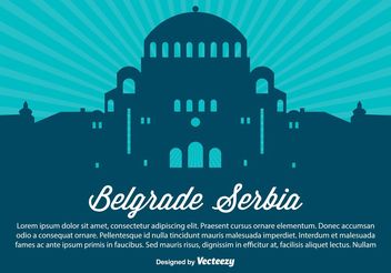 Belgarde Serbia Silhouette Illustration - Free vector #145463