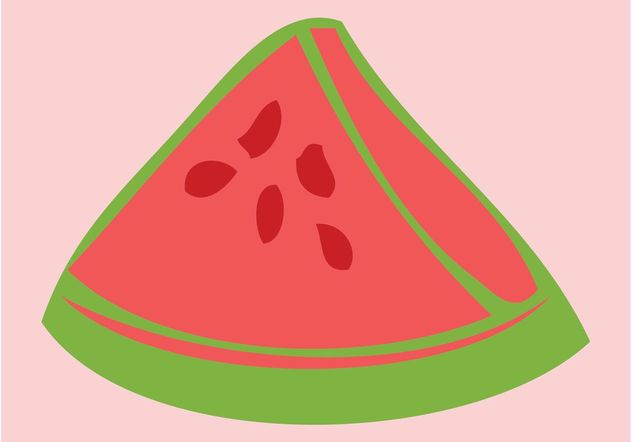 Watermelon Slice - Kostenloses vector #147573
