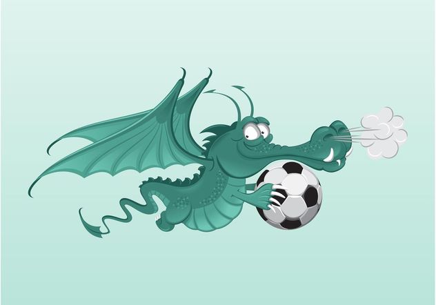 Football Dragon - Free vector #148263