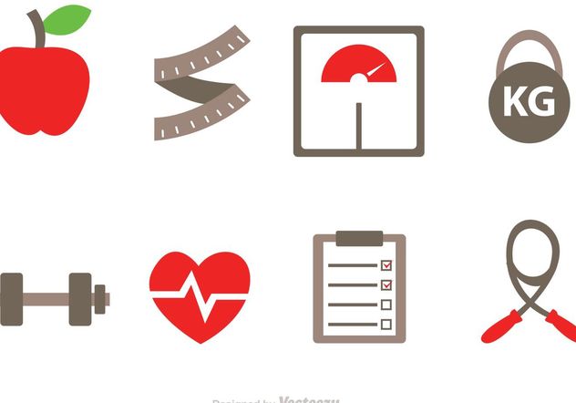 Diet Vector Icons - Free vector #148633