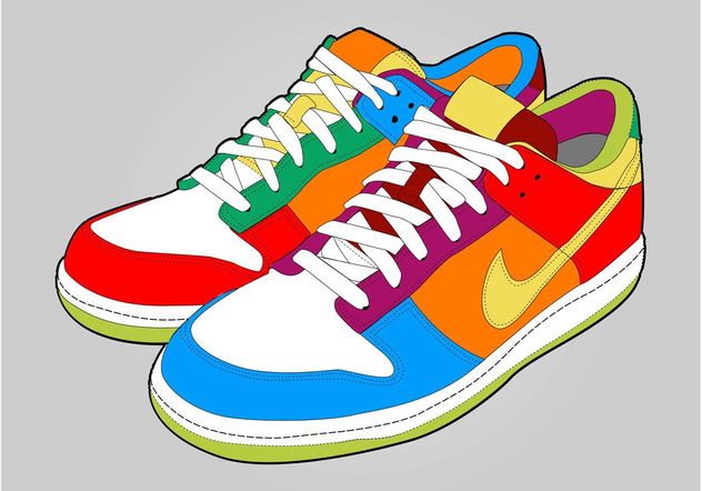 Colorful Shoes - Kostenloses vector #149073