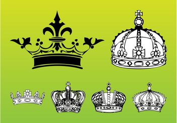 Royal Crowns - Kostenloses vector #149973