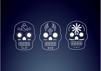 Mexican Skulls - бесплатный vector #150063