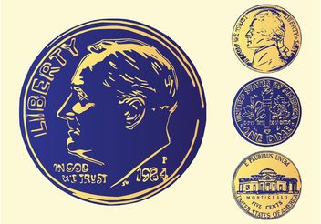 American Coins - Kostenloses vector #150993