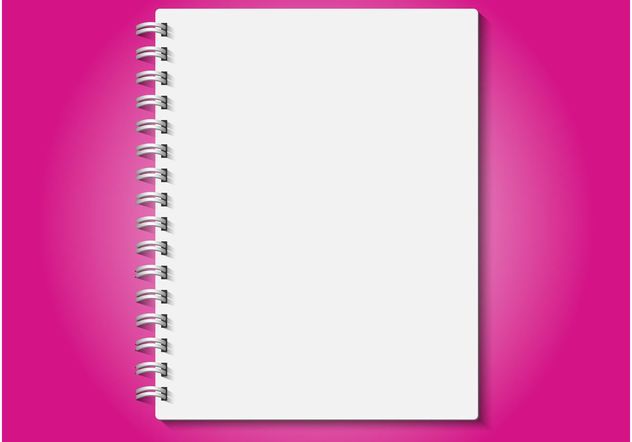Realistic Notebook - Kostenloses vector #152053