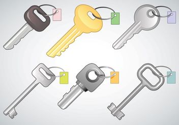 Free Keys Vectors - Kostenloses vector #152413