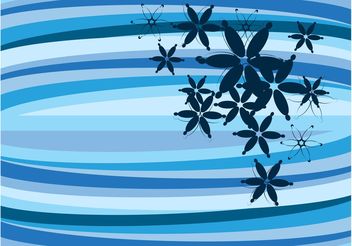 Vector Flowers Background - Free vector #152723