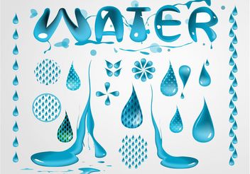 Water Vectors - vector #153423 gratis