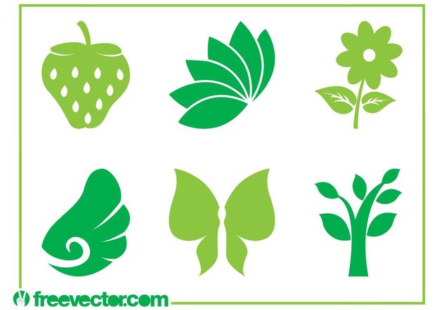 Nature Icons Vector - Kostenloses vector #153463