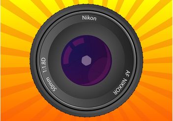 Nikkor Lens - vector gratuit #154273 