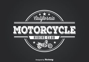 Motorcycle Club T Shirt Design - vector gratuit #155393 