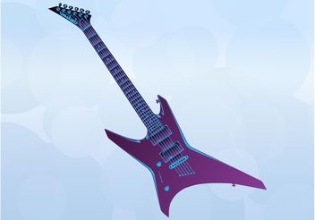 Metal Guitar - vector gratuit #155583 
