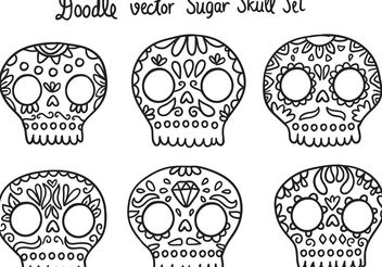 Free Dia de Los Muertos Sugar Skull Vector - Kostenloses vector #157313