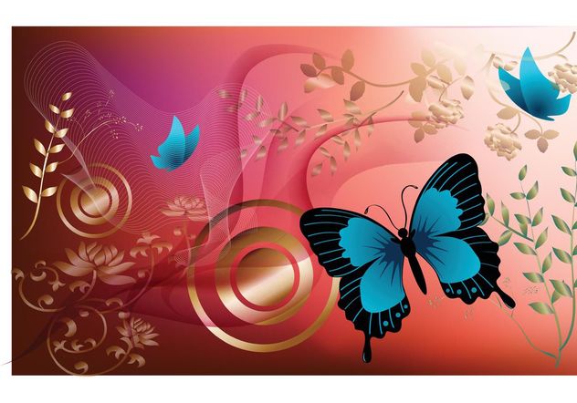 Butterfly Graphics - Free vector #157363