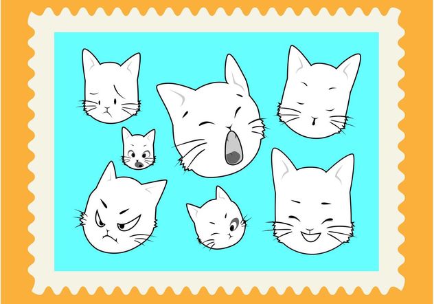 Kitten Cartoons - vector gratuit #157503 