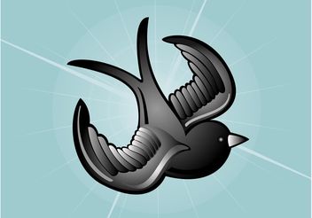 Tattoo Bird Vector Image - бесплатный vector #157733