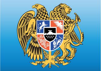 Armenian Coat Of Arms - Free vector #157783