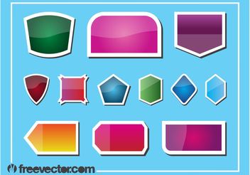 Stickers Vector Graphics - бесплатный vector #158833