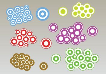 Circles Bubbles Vectors - vector gratuit #159213 