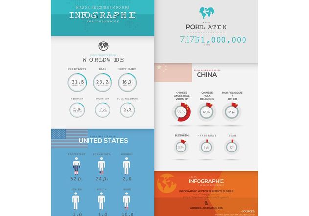 Infographic Vector Template Elements - Free vector #159653