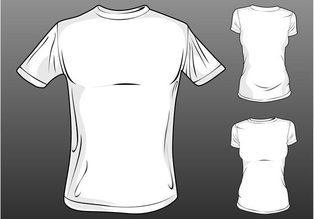 Vector T-Shirt Templates - vector #160713 gratis