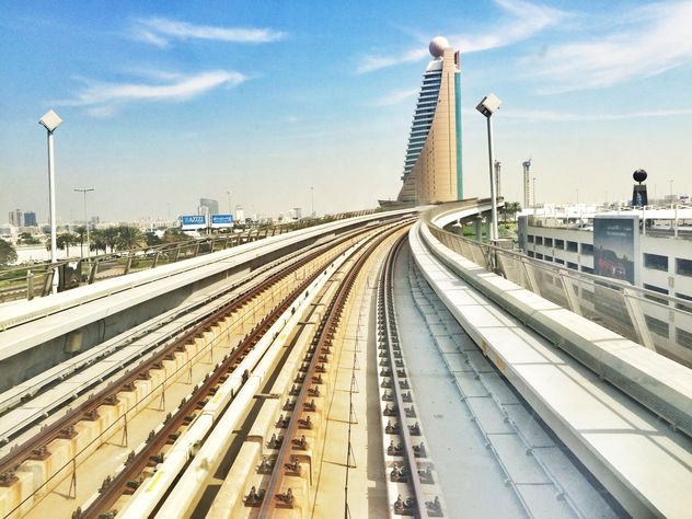 Subway line in Dubai - Kostenloses image #184053