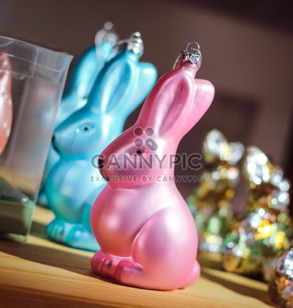 easter decorative colorful bunny - бесплатный image #187483