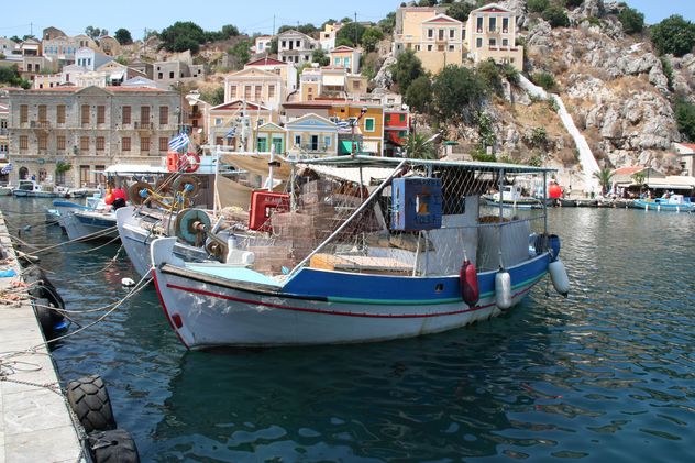Boats on Symi Island, Greece - image #187853 gratis