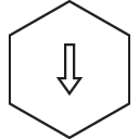Down Arrow - Kostenloses icon #188023