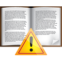 Book Warning - icon gratuit #191033 