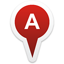 Map Red - icon gratuit #192753 