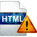 Html Page Warning - Kostenloses icon #194033