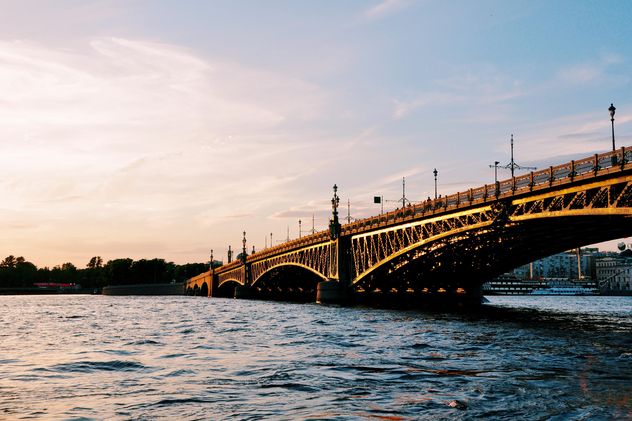 Trinity Bridge in St. Petersburg - Free image #198693