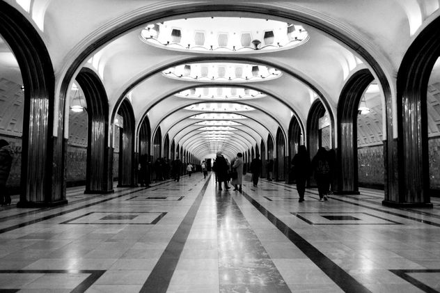 Architecture of Mayakovskaya station - image gratuit #200723 