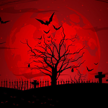 Free Vector Halloween Scene - бесплатный vector #202643