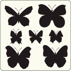 Butterflies 14 - vector gratuit #204483 