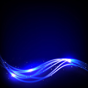 Glowing Blue Background - Kostenloses vector #204843