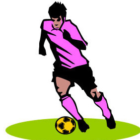 Football Player - Free vector #205023