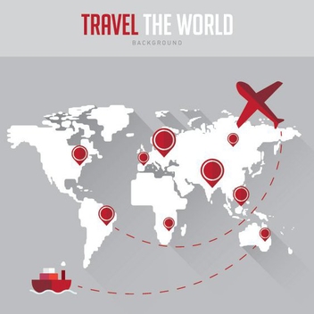 Travel Background - Free vector #205553